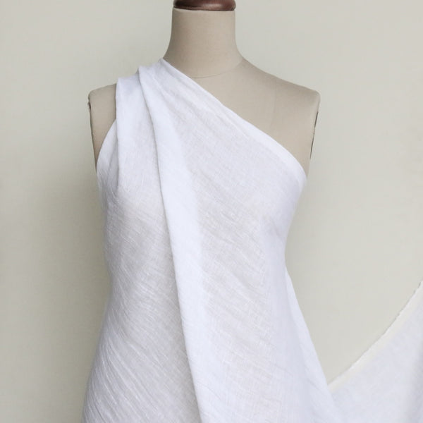 City White Washed Linen Gauze