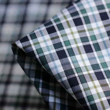 Lorena Green Check Shirting
