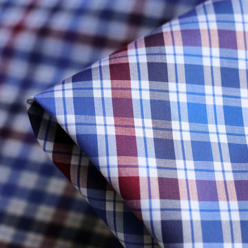 Franca Blue Check Shirting