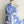 Taormina Blue Printed Linen