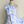 Blue Scene Linen Gauze