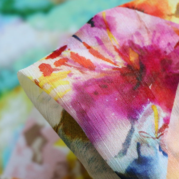 Last Chance of Spello Splice Viscose Crinkle Georgette