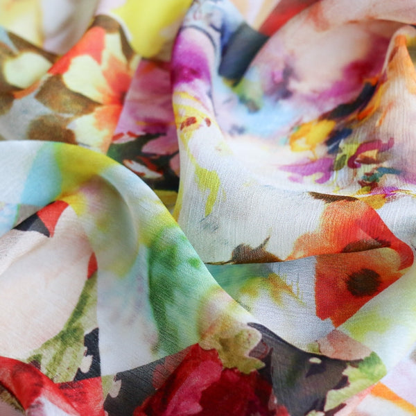 Last Chance of Spello Splice Viscose Crinkle Georgette