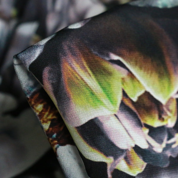 Remnant of Midnight Peonies Silk CDC