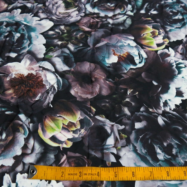 Remnant of Midnight Peonies Silk CDC