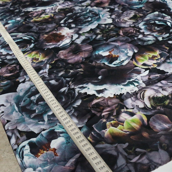 Remnant of Midnight Peonies Silk CDC