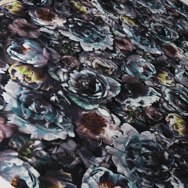 Remnant of Midnight Peonies Silk CDC