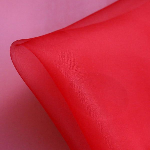 Red Silk Organza