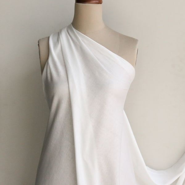 Off White Comb Cotton Knit
