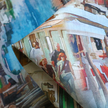 The Grand Venetian Printed Linen