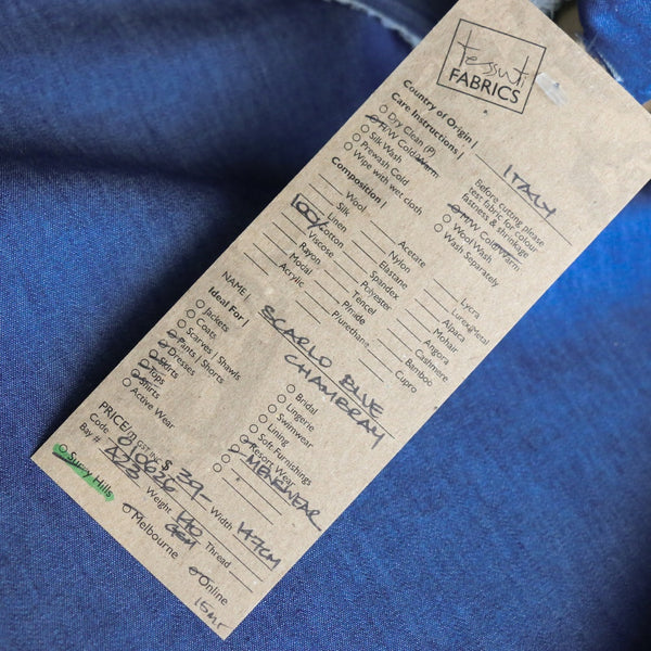 Scarlo Blue Chambray