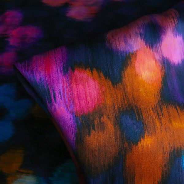 Frances Wild Navy/Fuschia - Liberty Belgravia Silk Satin