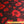 Fragile Blooms Choc/Red - Belgravia Silk Satin