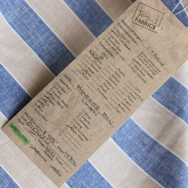 Biarritz Blu Linen