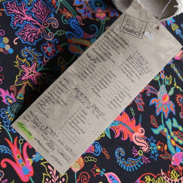 Ocean Deep - Liberty Kensington Silk CDC