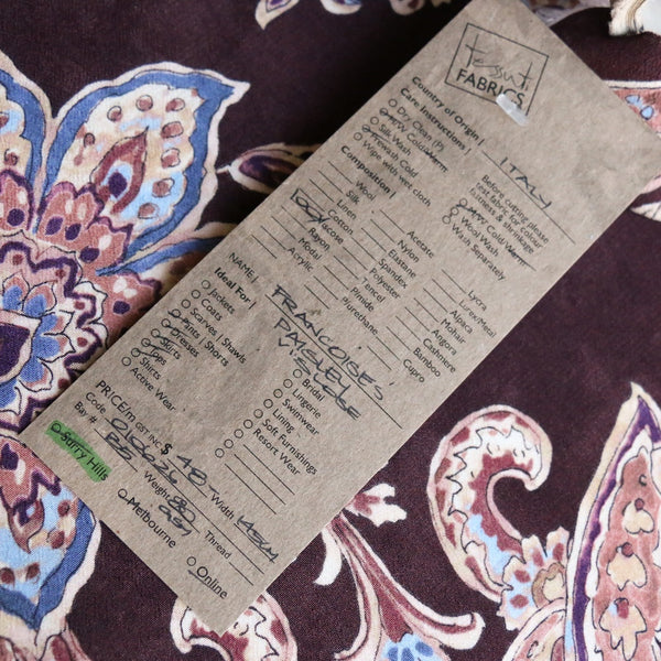 Francoise's Paisley Viscose