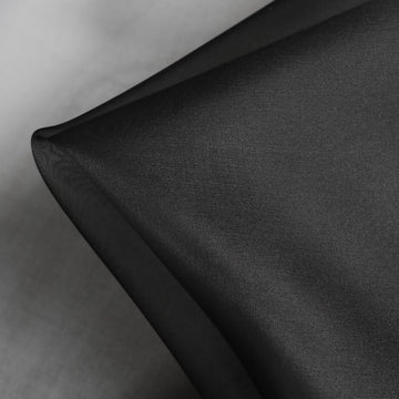 Black Silk Organza