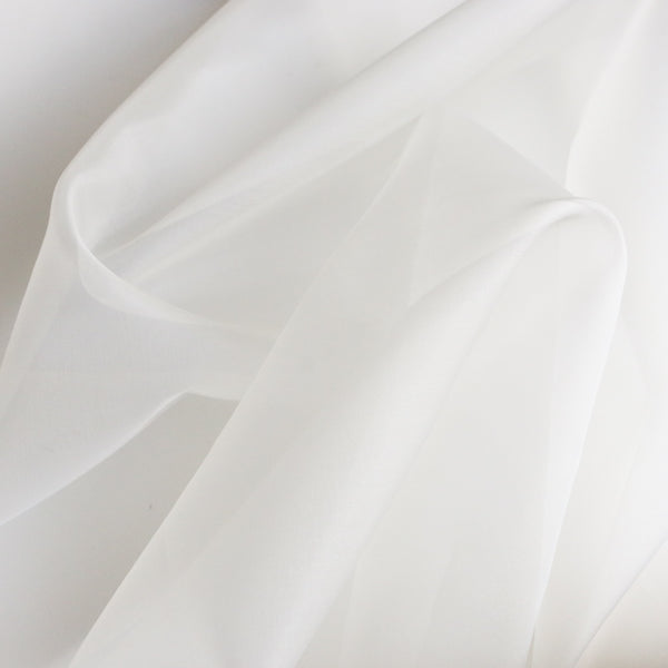 Ivory Silk Organza