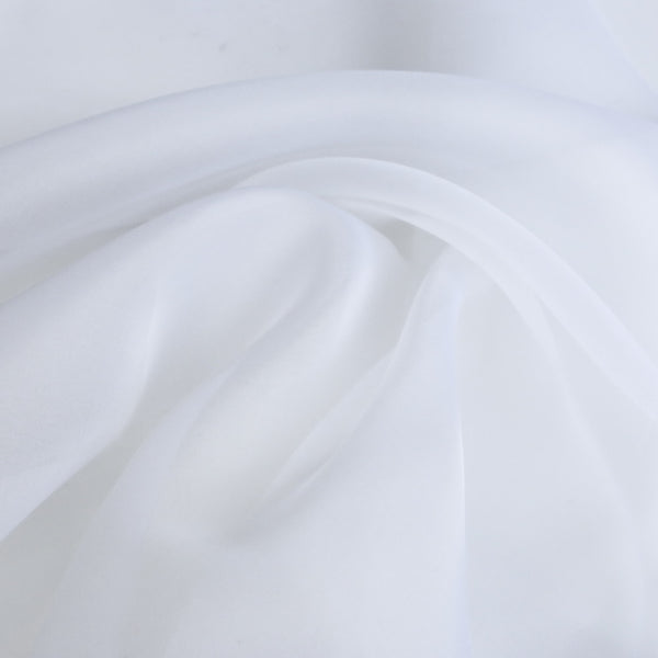 White Silk Organza
