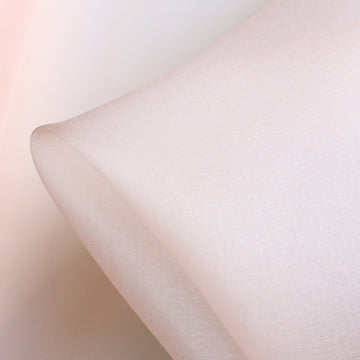 Ballet Pink Silk Organza