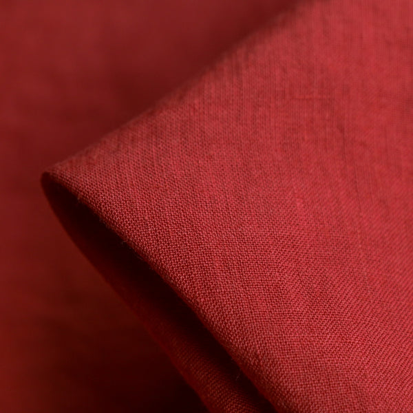 Bedford Cayenne Washed Linen