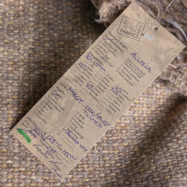 Remnant of Margot Oro/Taupe Tweed