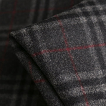 Keira Charcoal Check Double Sided