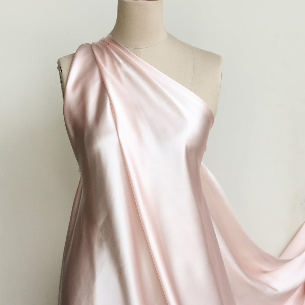 silk satin dress material 100% Polyester/poly Silk Silky Satin Fabric, Dressmaking, Wedding, Prom - Dress Craft Fabric Material 58" - 150 Cm Wide (cream)