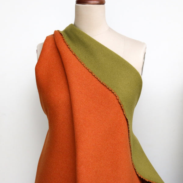 Dani Double Coating Chartreuse/Jaffa