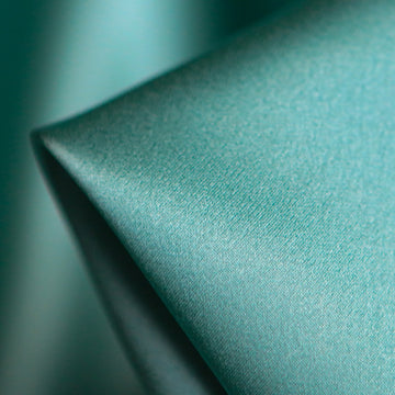 New Teal Silk Satin