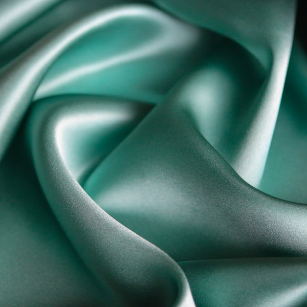 New Teal Silk Satin