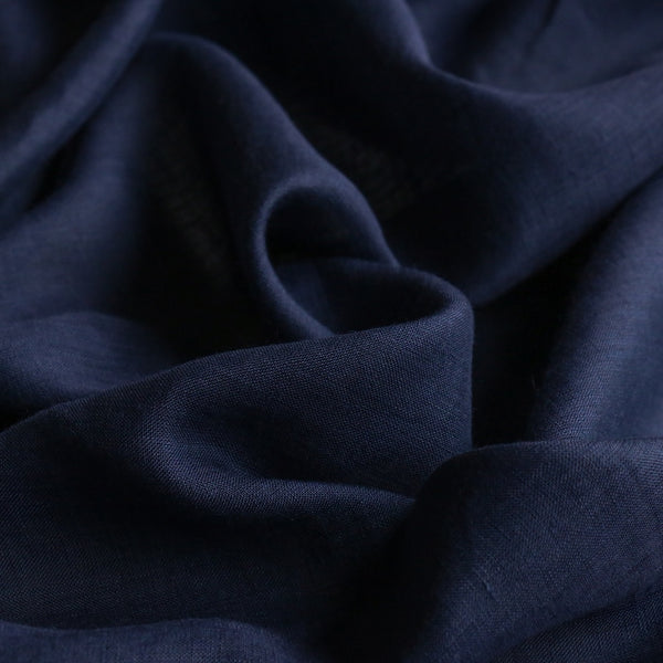 Santina Marine Blue Hanky Linen