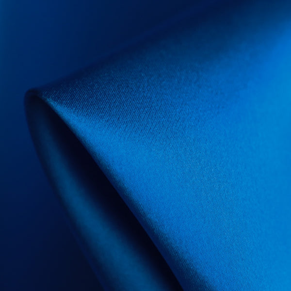 French Blue Silk Satin - 19mm