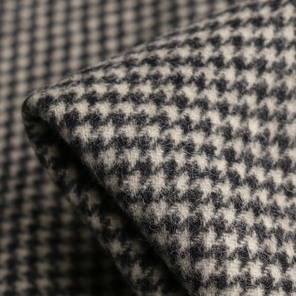 Silvana Nero Houndstooth Coating