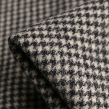 Silvana Nero Houndstooth Coating
