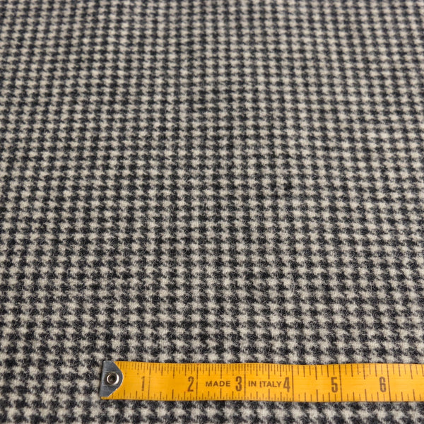 Silvana Nero Houndstooth Coating
