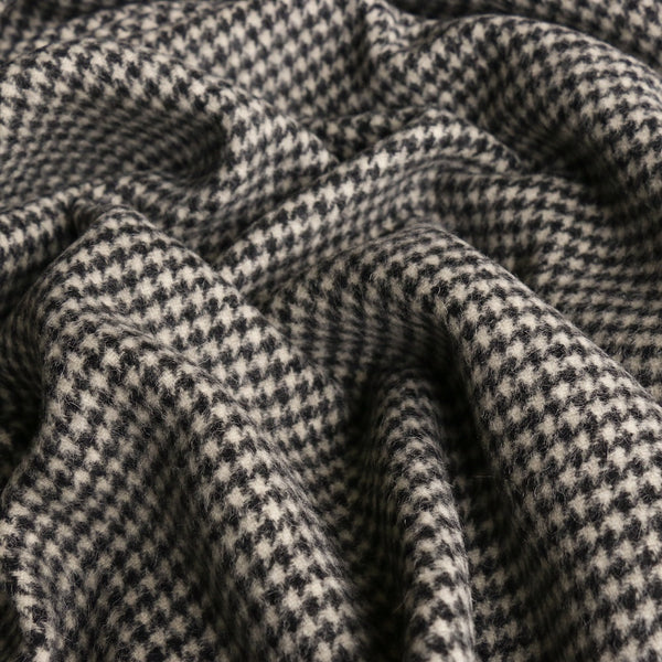 Silvana Nero Houndstooth Coating