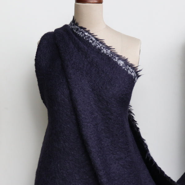 Suri Viola Navy Boucle Coating