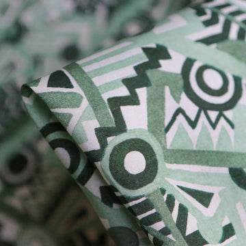 Zig Zag Spot Green - Liberty Tana  Lawn™