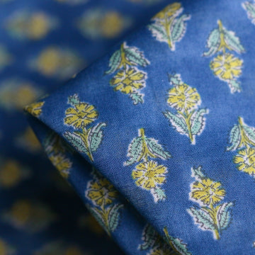 Bluebell Blooms Cotton Voile