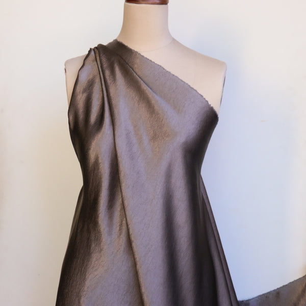 Valeria Slate Vintage Satin