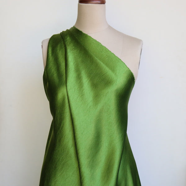 Valeria Grass Vintage Satin