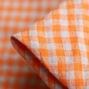 Abby Check Jaffa Washed Linen