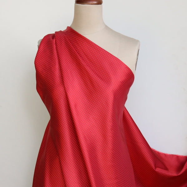 Lin Mini Spot Red - Fancy Lining