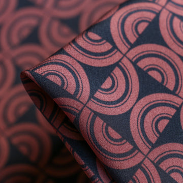 Noto Fans Rosa Silk Crepe De Chine