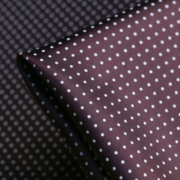 Lin Spot Plum/White - Fancy Lining
