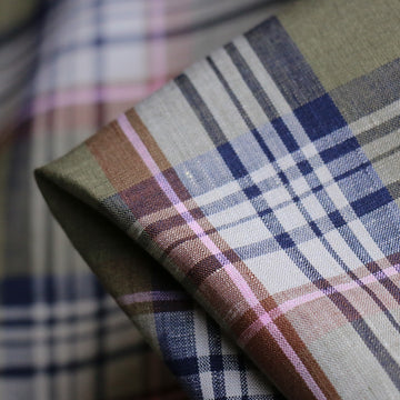 Ilaria Plaid Yarn Dyed Linen