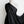 Remnant of Catwalk Black Satin Backed