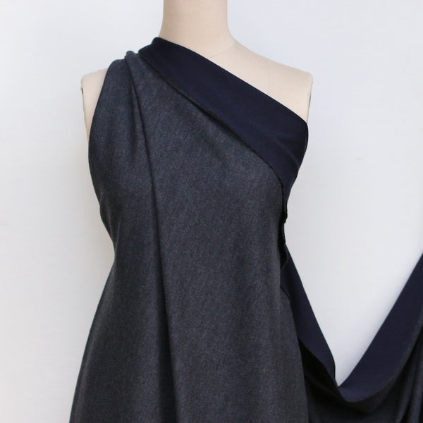 Sonia Double Navy/Charcoal Double Knit