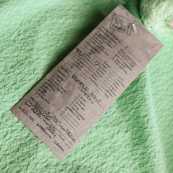 Bubble Cotton Mint